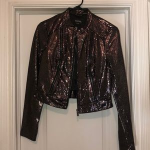 Metallic blazer